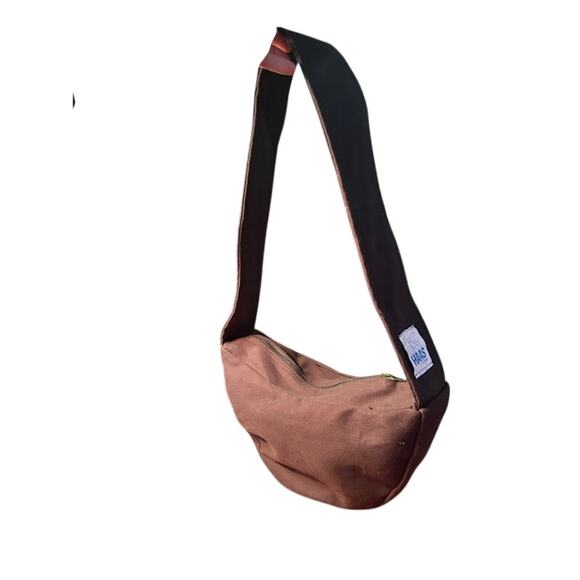 Haas Amsterdam bag crossbody shoulder bag vegan leather brown limited - Picture 1 of 10